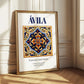 Ávila, Spain – Travel Print, styled in a charming Paris street view