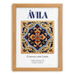 Ávila, Spain – Travel Print, set in oak frame