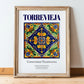 Torrevieja, Spain – Travel Print, in wooden frame leaning on the floor