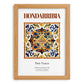 Hondarribia, Spain – Travel Poster, set in oak frame