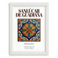 Sanlúcar de Guadiana, Spain – Travel Poster, placed in minimal white frame