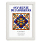 San Vicente de la Barquera, Spain – Travel Print, placed in minimal white frame