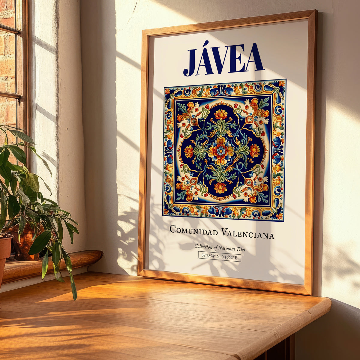 Jávea, Spain – Travel Print, clean layout with no caption