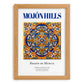 Mojón Hills, Spain – World Travel Art, set in oak frame