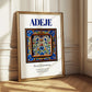 Adeje, Spain – World Heritage Travel Poster, styled in a charming Paris street view