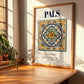 Pals, Spain – Travel Destination Art, clean layout with no caption