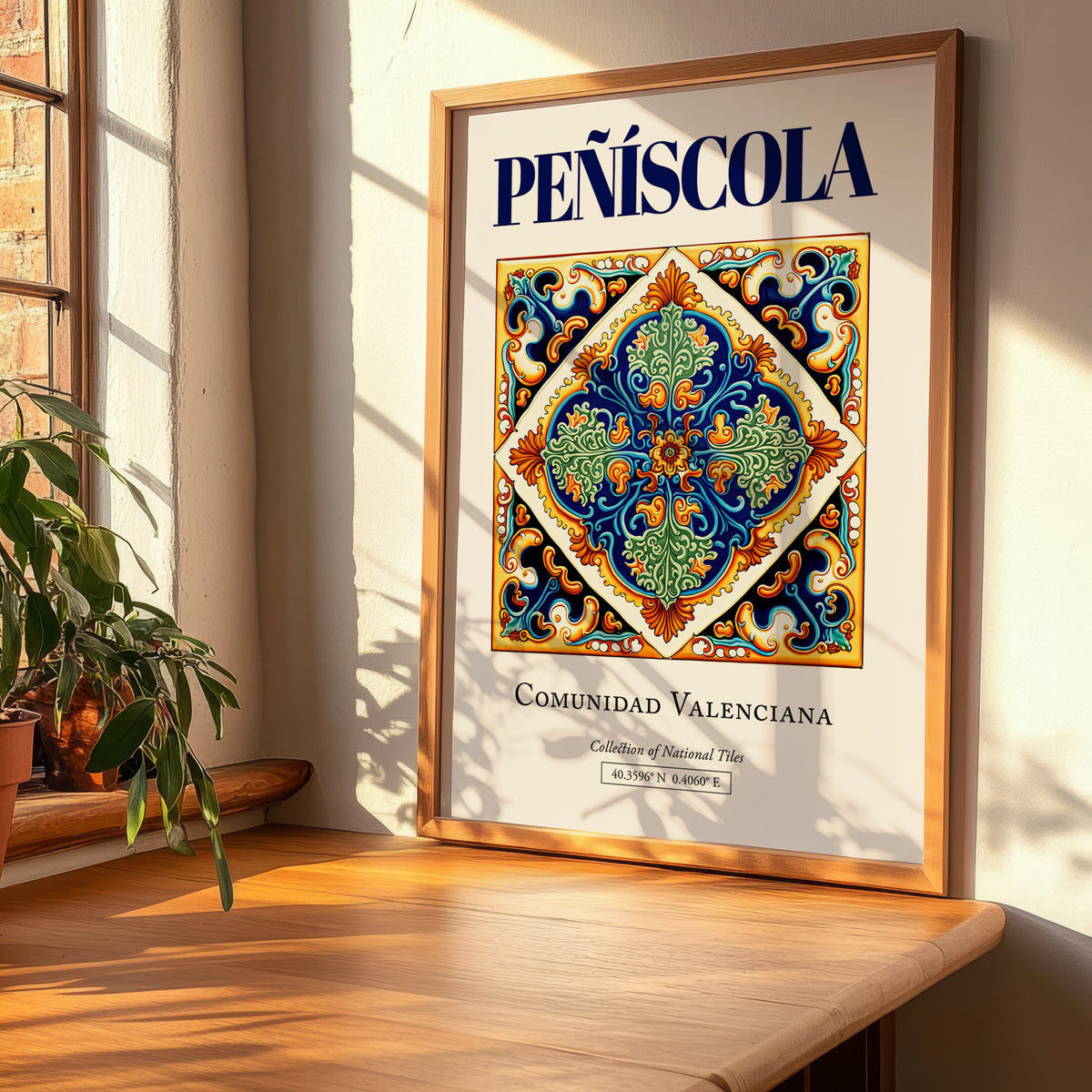 Peñíscola, Spain – World Travel Art, clean layout with no caption