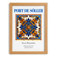 Port de Sóller, Spain – Travel Poster, set in oak frame