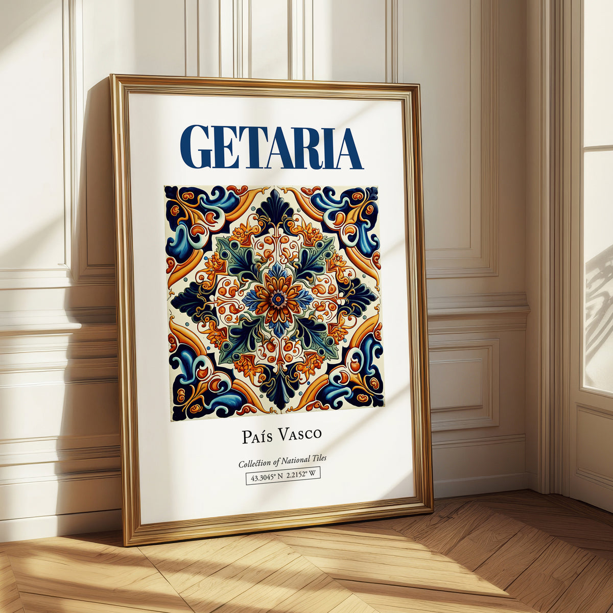Getaria, Spain – Travel Wall Art, styled in a charming Paris street view
