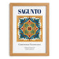 Sagunto, Spain – Travel Print, set in oak frame