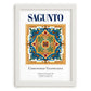 Sagunto, Spain – Travel Print, placed in minimal white frame