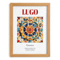 Lugo, Spain – Travel Poster, set in oak frame