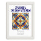 Zahara de los Atunes, Spain – Cultural Heritage Wall Art, placed in minimal white frame