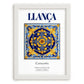 Llança, Spain – Travel Memories Wall Print, placed in minimal white frame