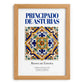 Principado de Asturias, Spain – Travel Poster, set in oak frame