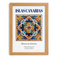 Islas Canarias, Spain – Travel Poster, set in oak frame