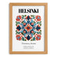 Helsinki, Finland – Country Culture Poster, set in oak frame