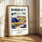 Bordeaux, France – Travel Print, styled in a charming Paris street view