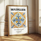 Montpellier, France – Architectural Travel Art, styled in a charming Paris street view