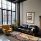 Chamonix-mont-blanc, France – Travel Wall Art, unframed on coastal sand