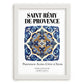 Saint-rémy-de-provence, France – Architectural Travel Art, placed in minimal white frame