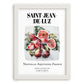 Saint-jean-de-luz, France – Vintage Travel Poster, placed in minimal white frame
