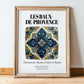 Les Baux-de-provence, France – Dream Destination Decor, in wooden frame leaning on the floor