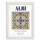 Albi, France – Travel Print, placed in minimal white frame
