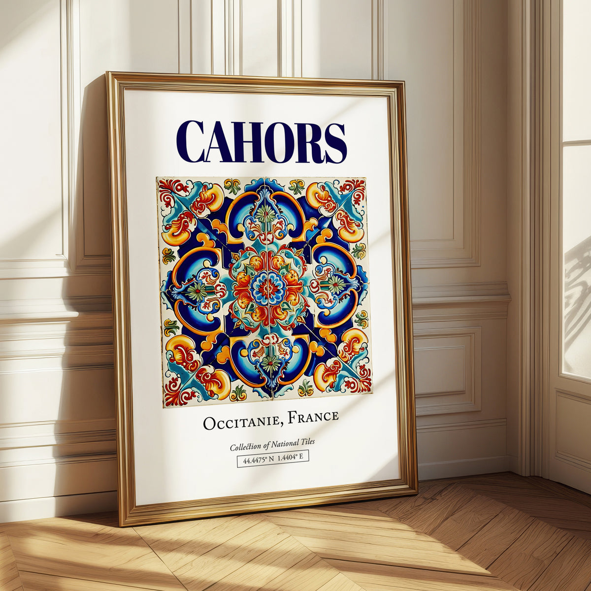 Cahors, France – Global Wall Art, styled in a charming Paris street view
