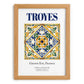 Troyes, France – Travel Print, set in oak frame