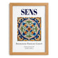 Sens, France – Travel Destination Art, set in oak frame