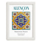 Alençon, France – Travel Poster, placed in minimal white frame