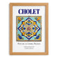 Cholet, France – Travel Wall Decor, set in oak frame