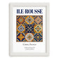 Ile-Rousse, France – Travel Wall Art, placed in minimal white frame