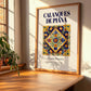 Calanques de Piana, France – Vintage Travel Poster, clean layout with no caption