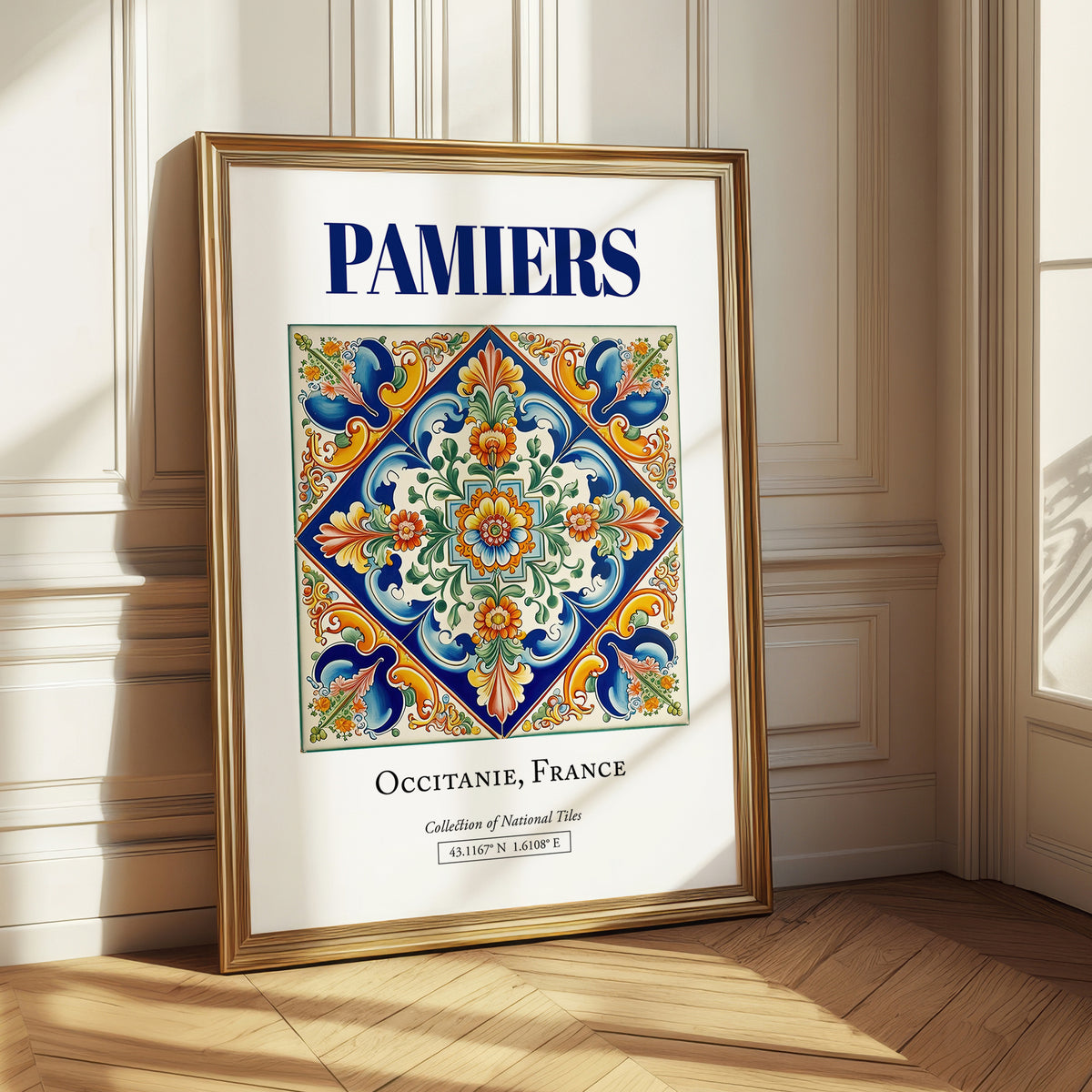 Pamiers, France – Travel Wall Decor, styled in a charming Paris street view
