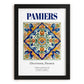 Pamiers, France – Travel Wall Decor, in sleek black frame