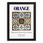 Orange, France – Travel Print, in sleek black frame