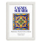 Cagnes-sur-Mer, France – Travel Print, placed in minimal white frame