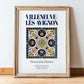 Villeneuve-lès-Avignon, France – Travel Print, in wooden frame leaning on the floor