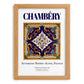 Chambéry, France – Travel Print, set in oak frame