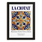 La Ciotat, France – Travel Print, in sleek black frame