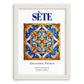 Sète, France – Travel Wall Art, placed in minimal white frame