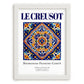 Le Creusot, France – Travel Poster, placed in minimal white frame