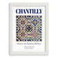 Chantilly, France – Travel Wall Art, placed in minimal white frame