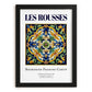 Les Rousses, France – World Heritage Travel Poster, in sleek black frame