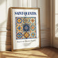 Saint-Quentin, France – Travel Poster, styled in a charming Paris street view