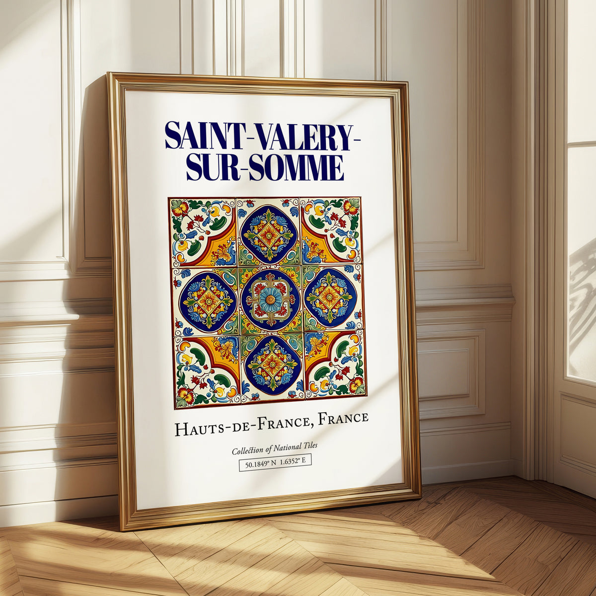Saint-Valery-sur-Somme, France – Cultural Heritage Wall Art, styled in a charming Paris street view