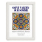 Saint-Valery-sur-Somme, France – Cultural Heritage Wall Art, placed in minimal white frame