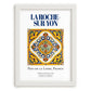 La Roche-sur-Yon, France – Wanderlust Wall Decor, placed in minimal white frame